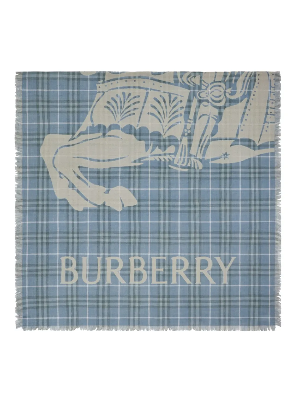 Burberry Signature Knight sjaal Blauw