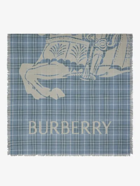Burberry Signature knight motif scarf 