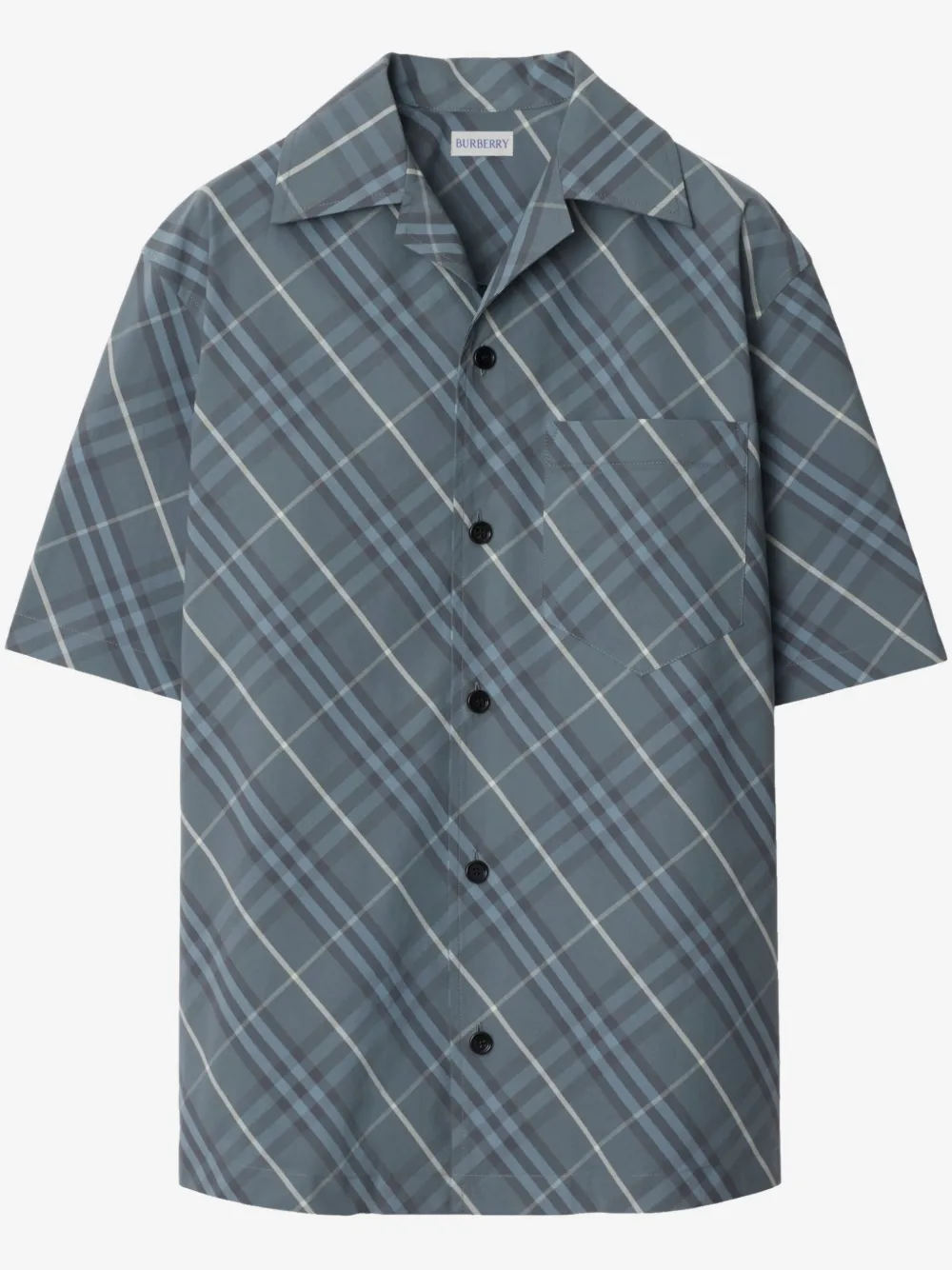 Burberry check pattern shirt | Blue | Image 1