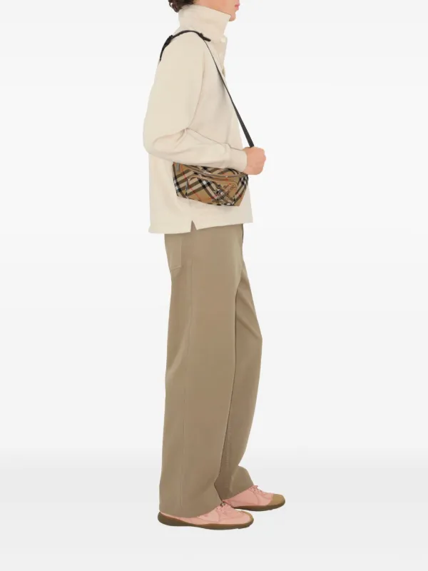 Burberry Pochete Pequena Xadrez | Neutro | FARFETCH BR