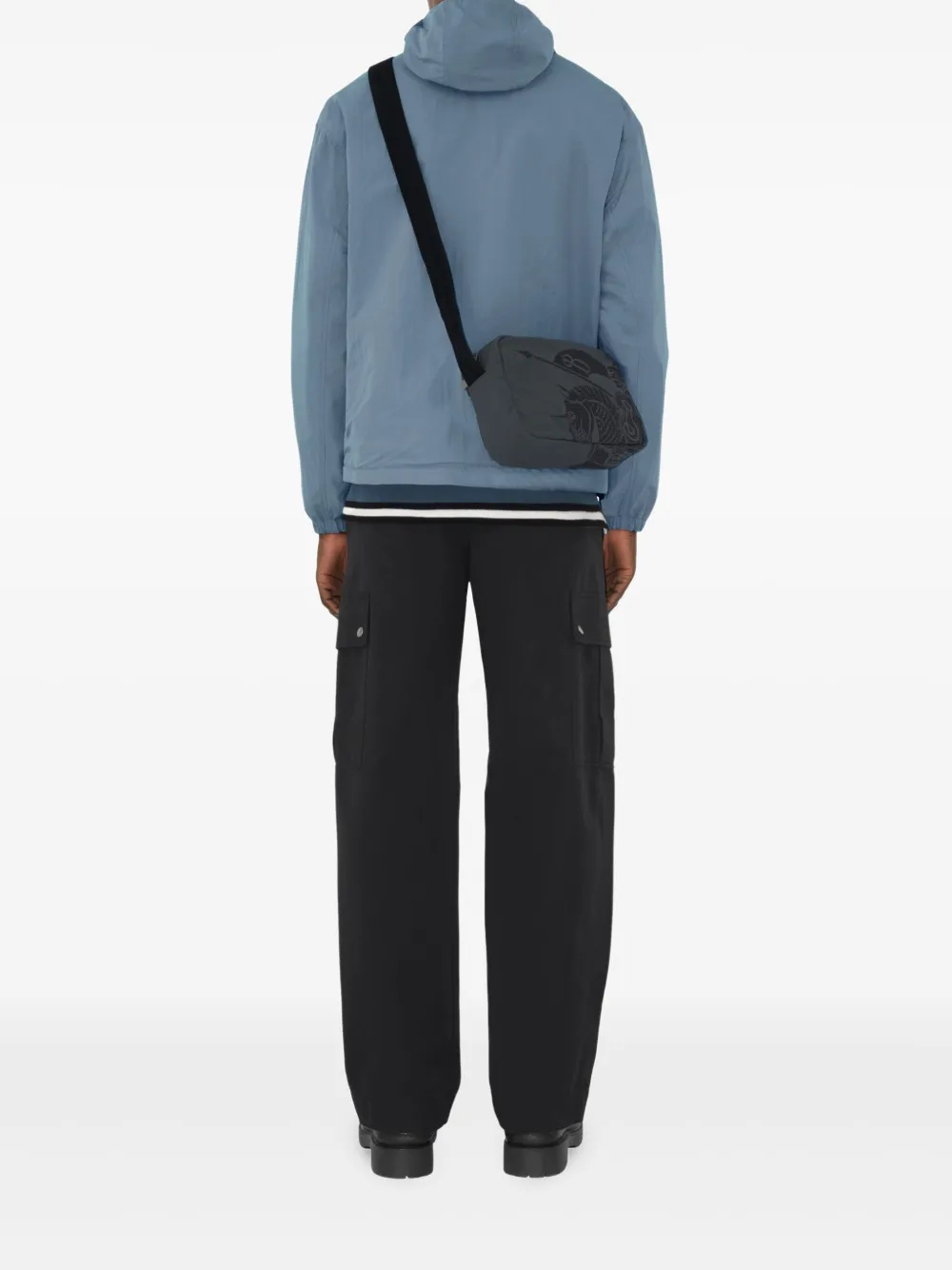Burberry Windbreaker messengertas Grijs