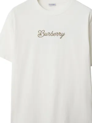 Beige Burberry T Shirt Heren Heren T-shirts Van Burberry Shop Nu