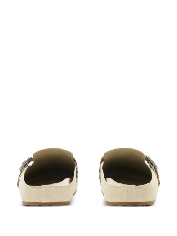 Burberry Urchin Clogs | White | FARFETCH