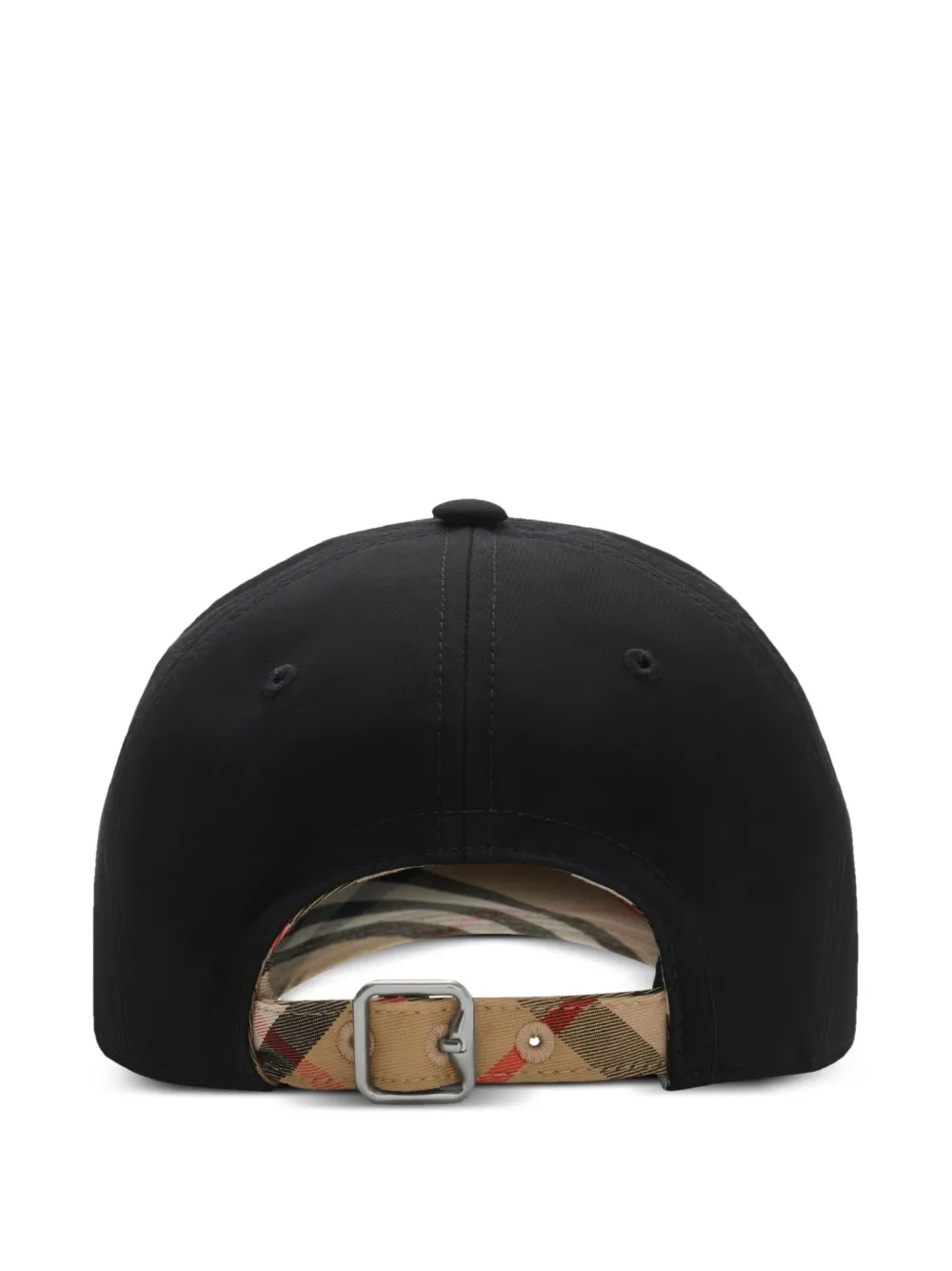 Burberry gabardine baseball cap - Zwart