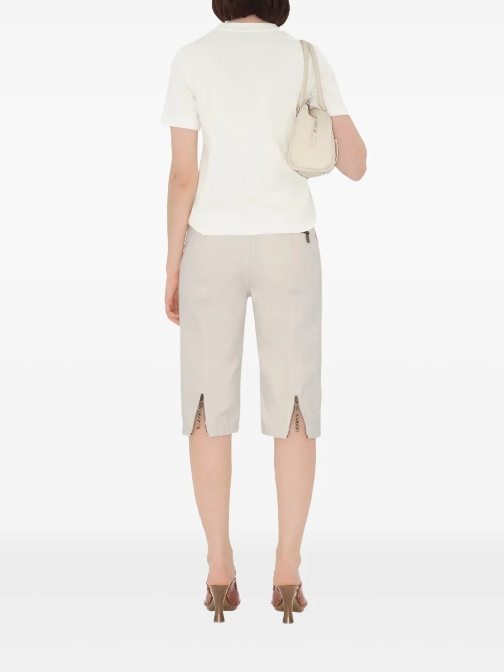 Burberry B Crest katoenen T-shirt Wit