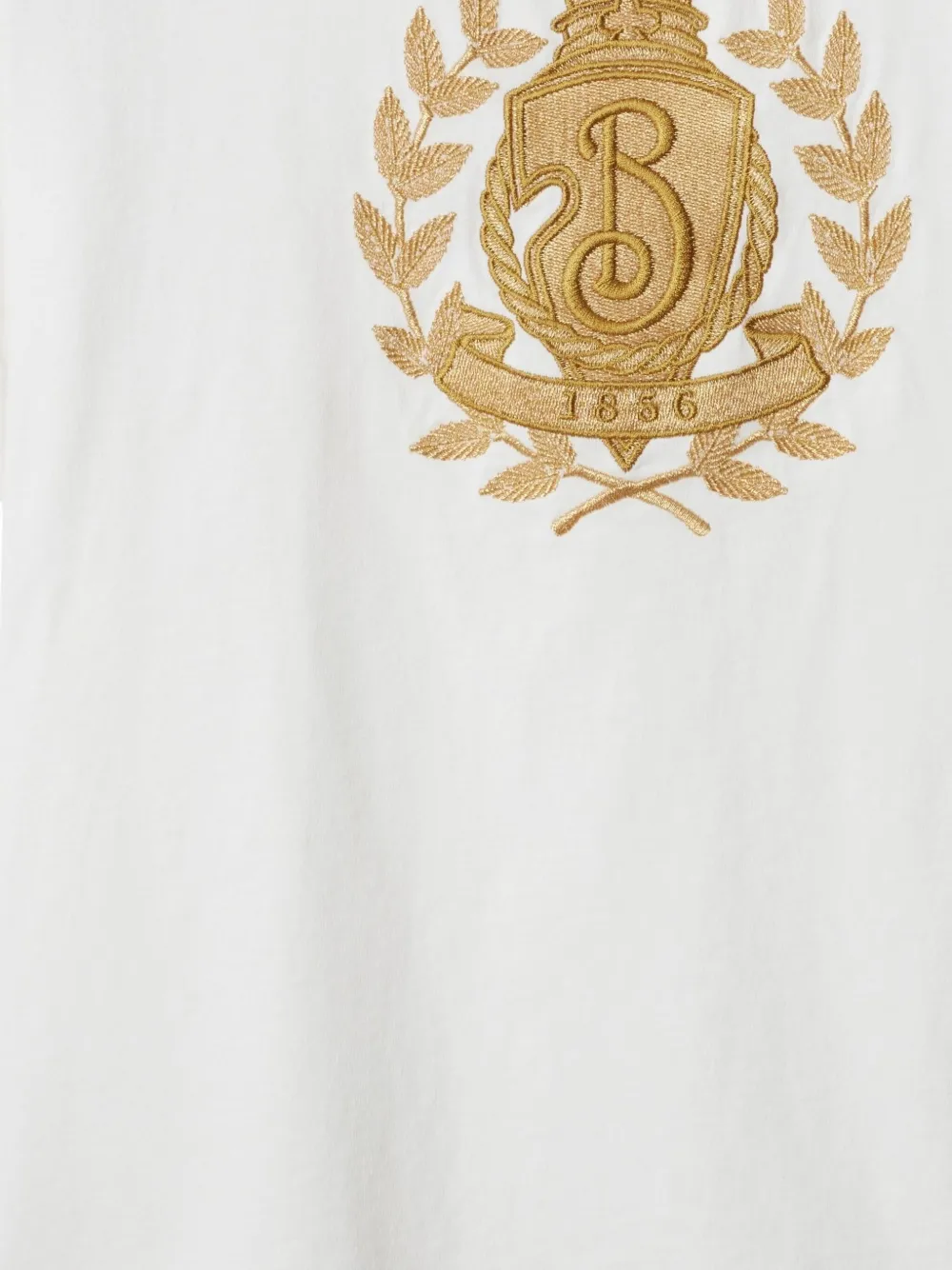 Burberry B Crest katoenen T-shirt Wit