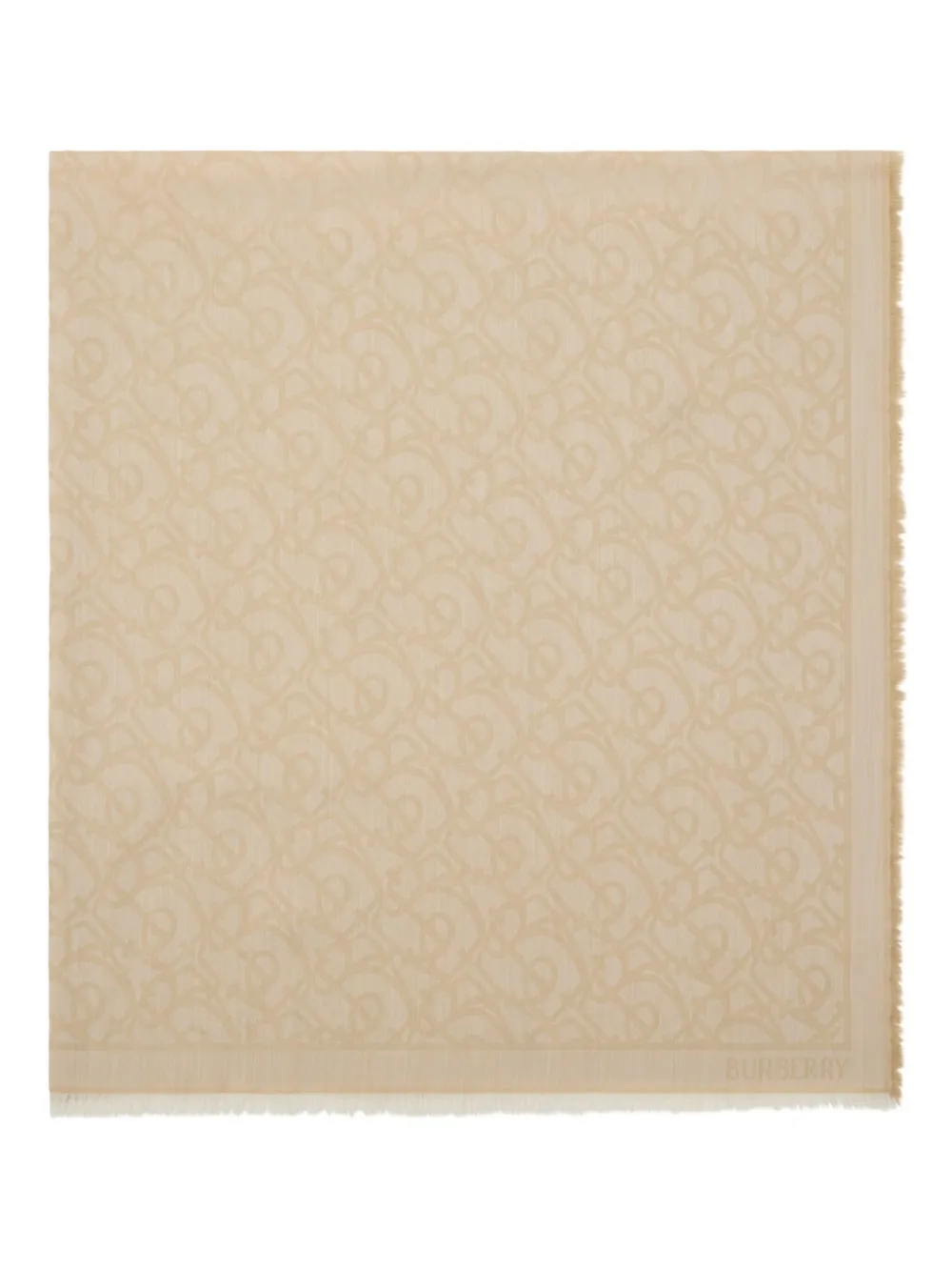 Burberry B Charm Wool scarf - Beige