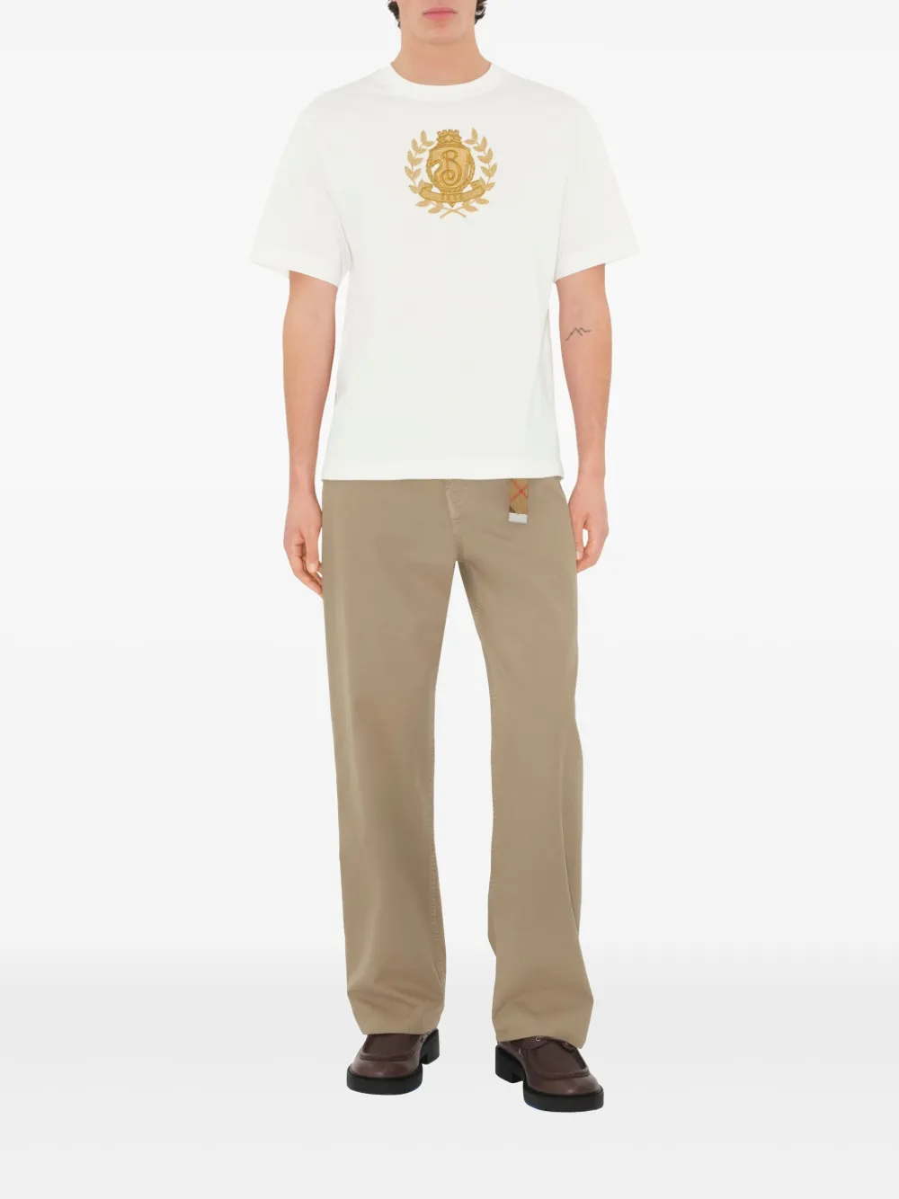 Burberry cotton t-shirt - Wit