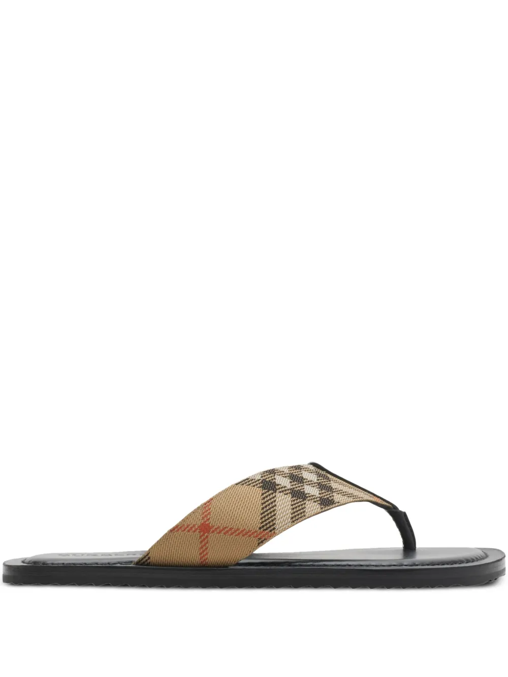 Burberry Check Pavilion slides Neutrals