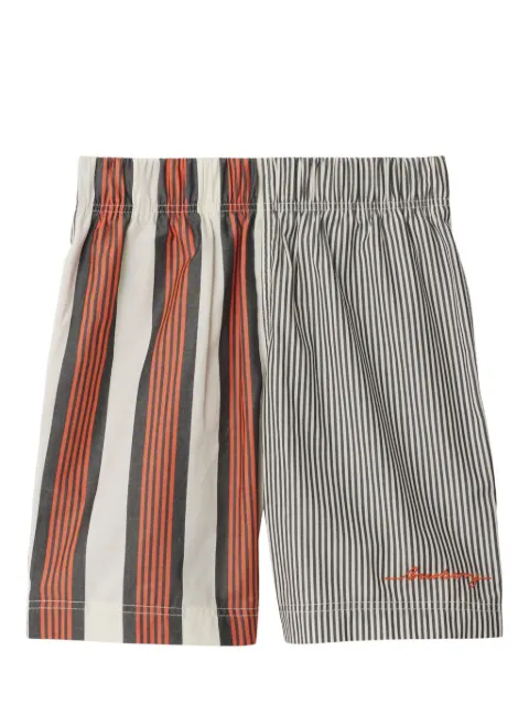 Burberry Kids bermudas a rayas