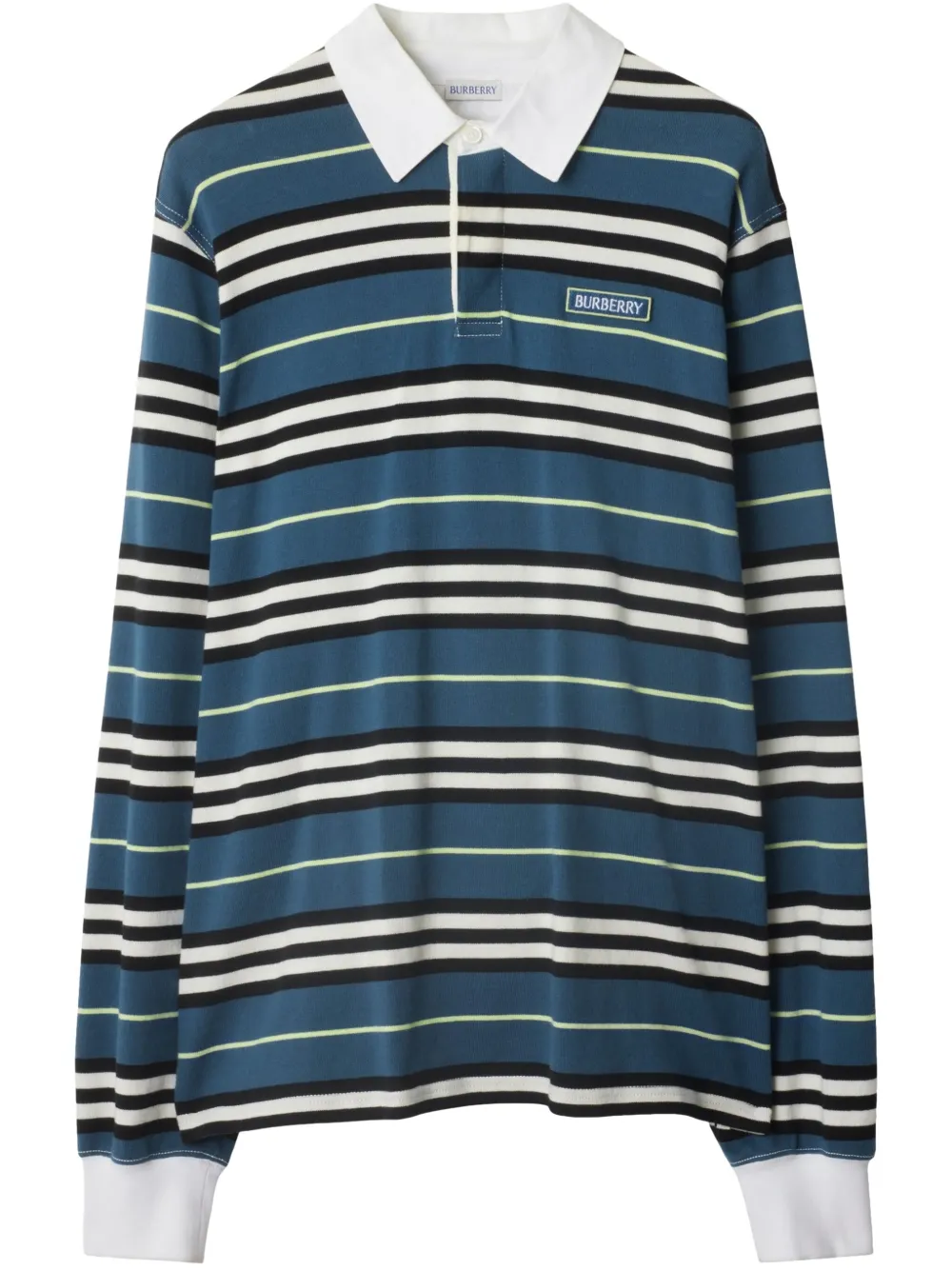BURBERRY STRIPED POLO SHIRT
