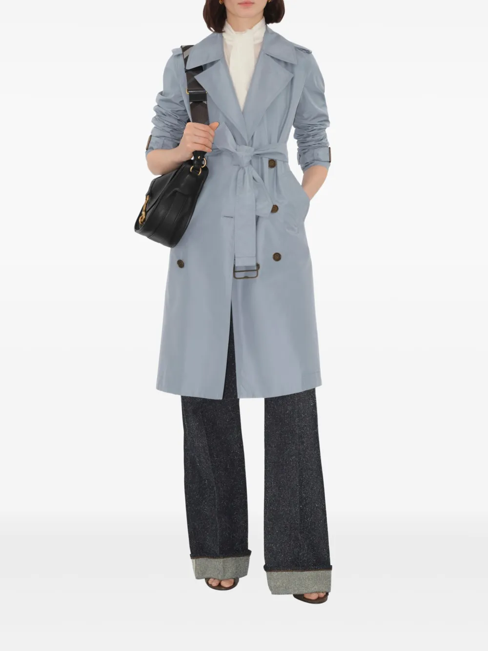 Burberry Trench in seta semi trasparente | Trench e impermeabili | Image 2