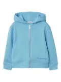 Burberry Kids cotton hoodie - Blue