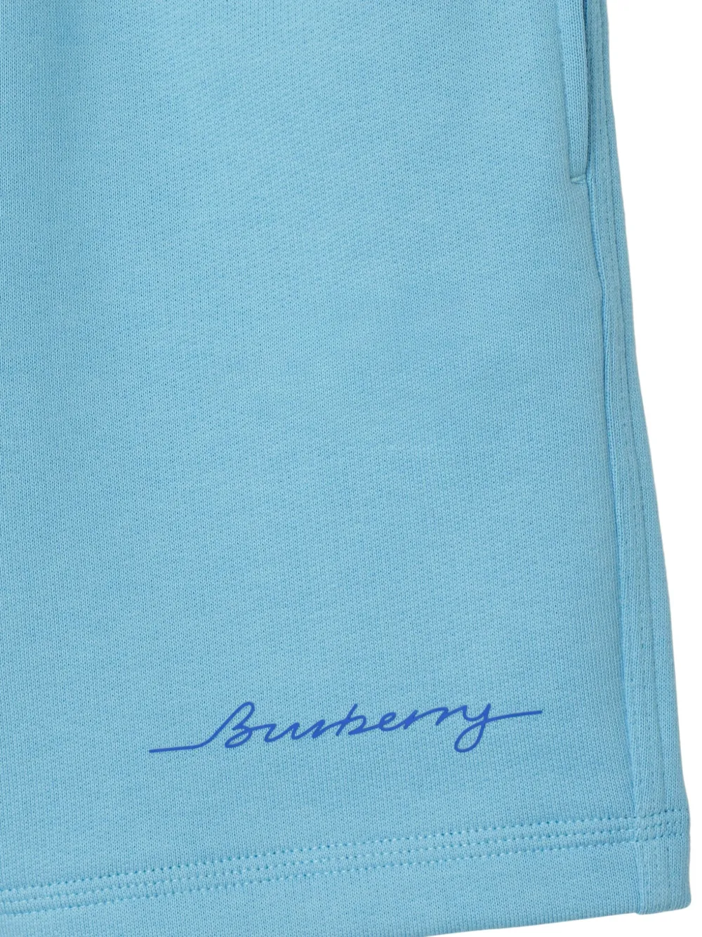 Burberry Kids Katoenen shorts Blauw