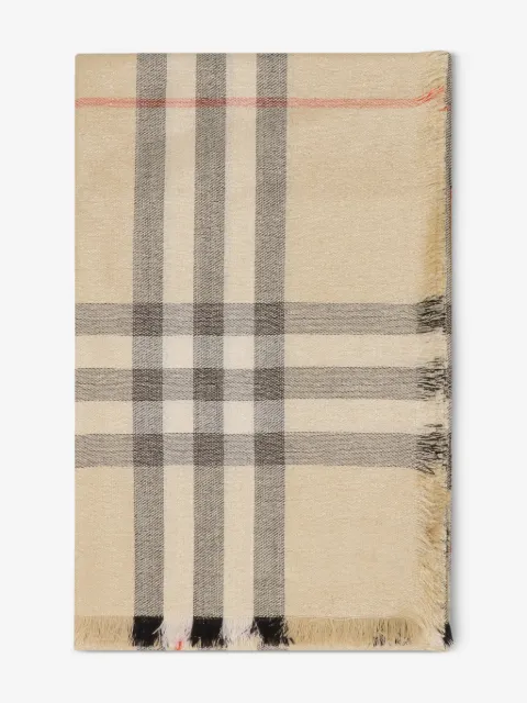 Burberry Metallic Wool scarf