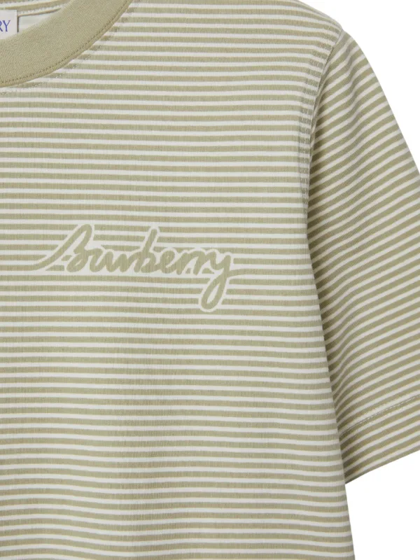 Burberry ストライプ Tシャツ | ニュートラル | FARFETCH JP