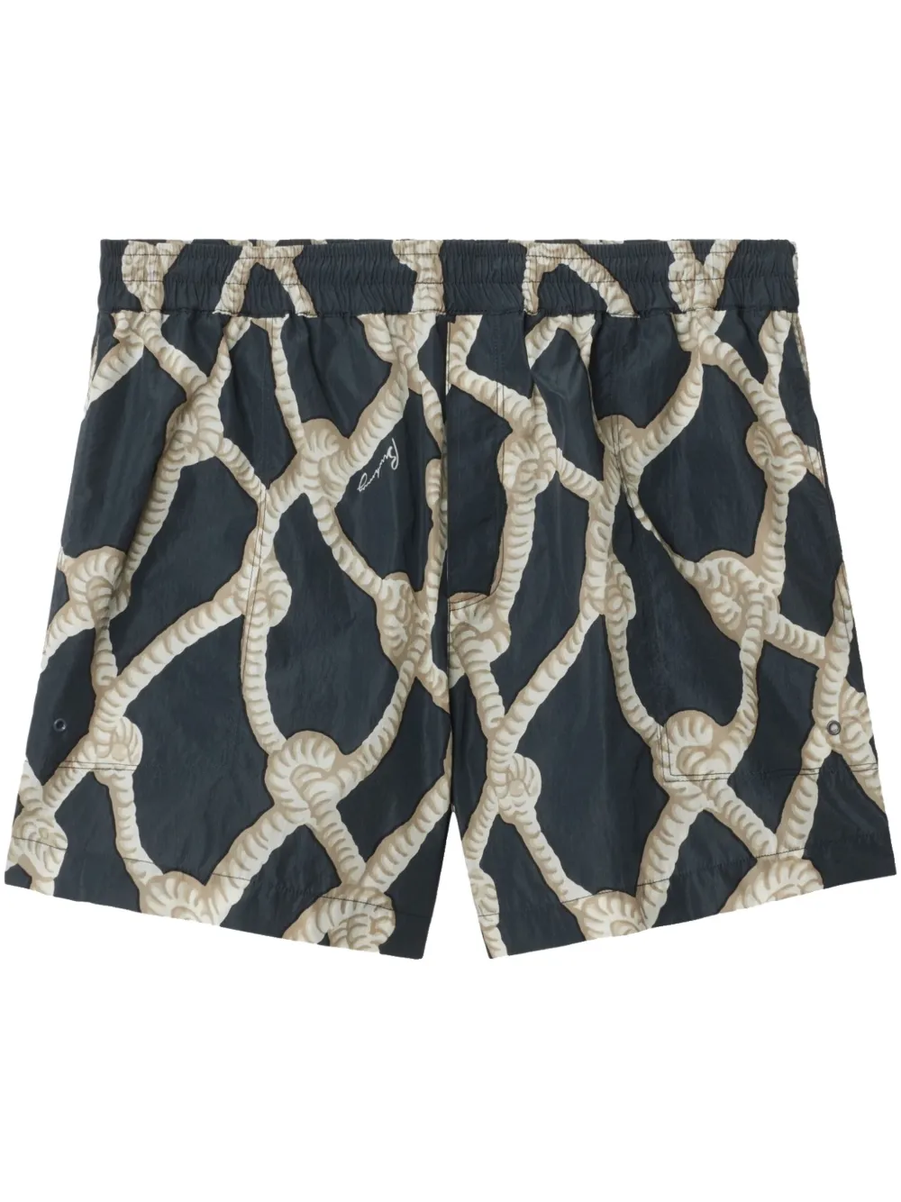 Burberry Katoenen shorts met logo Blauw