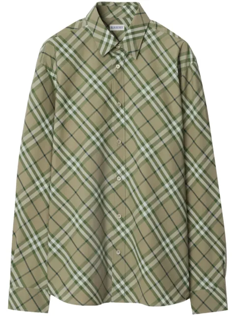 Burberry checked cotton shirt