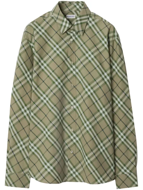Chemise en coton à carreaux - Burberry - Modalova