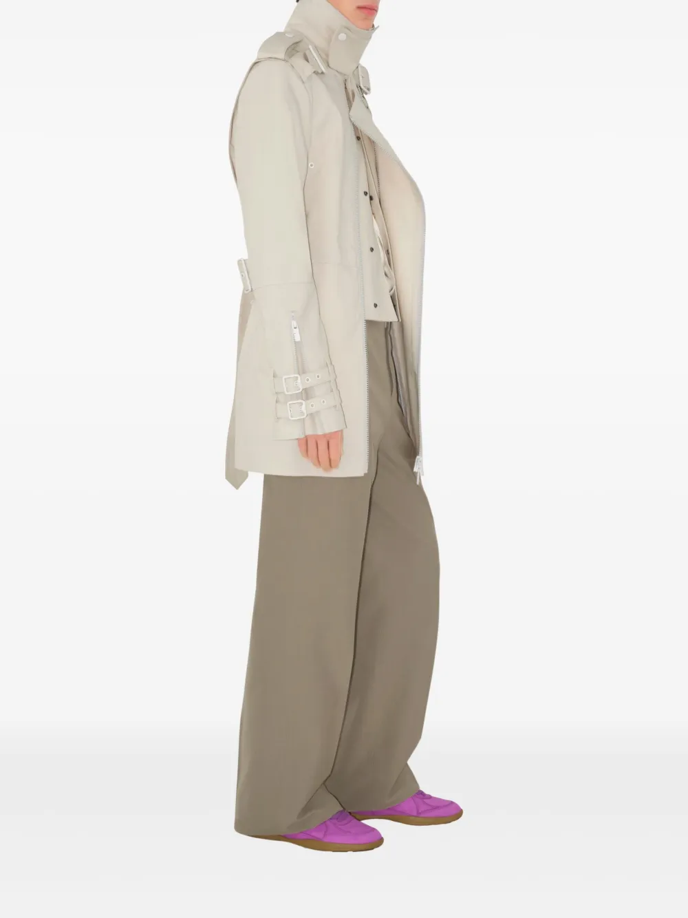 Burberry Katoenen trenchcoat Beige