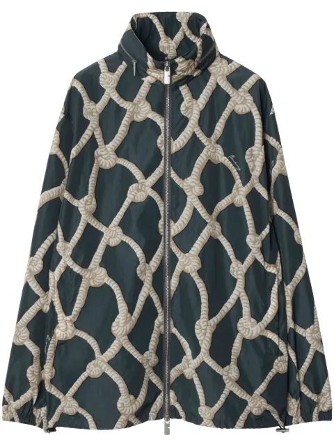 Burberry knot-print bomber jacket
