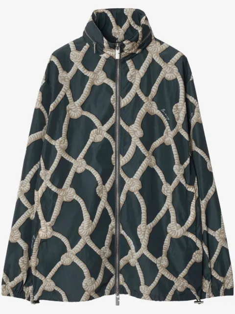 Burberry Bomber con stampa