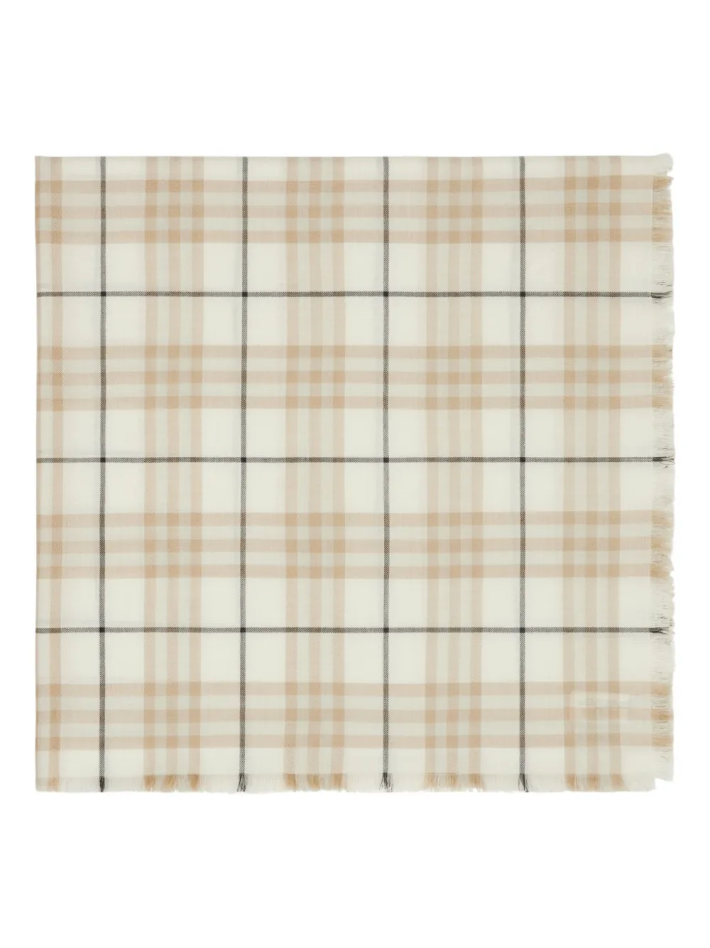 Burberry checked scarf - Beige