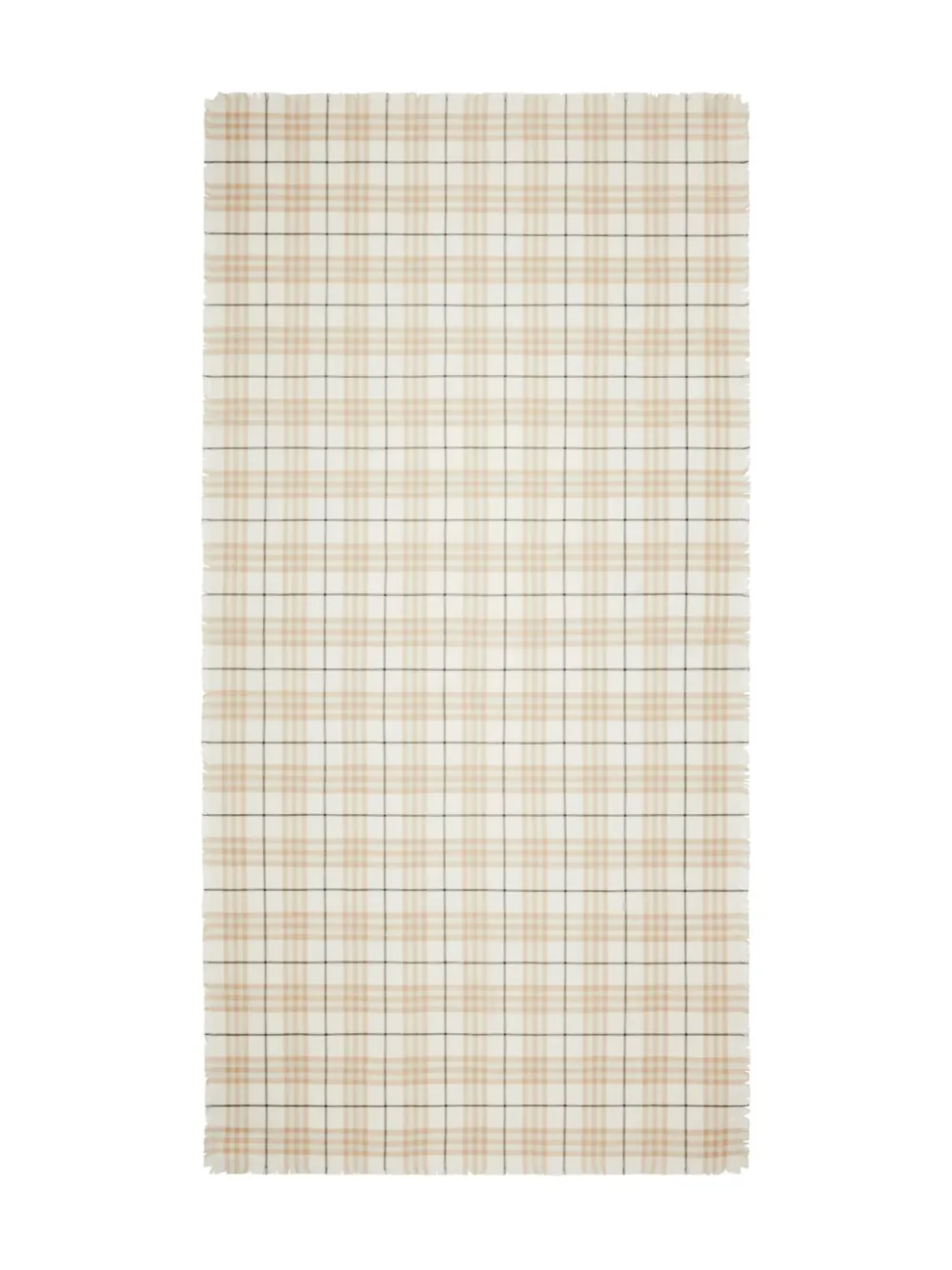 Burberry Geruite sjaal Beige