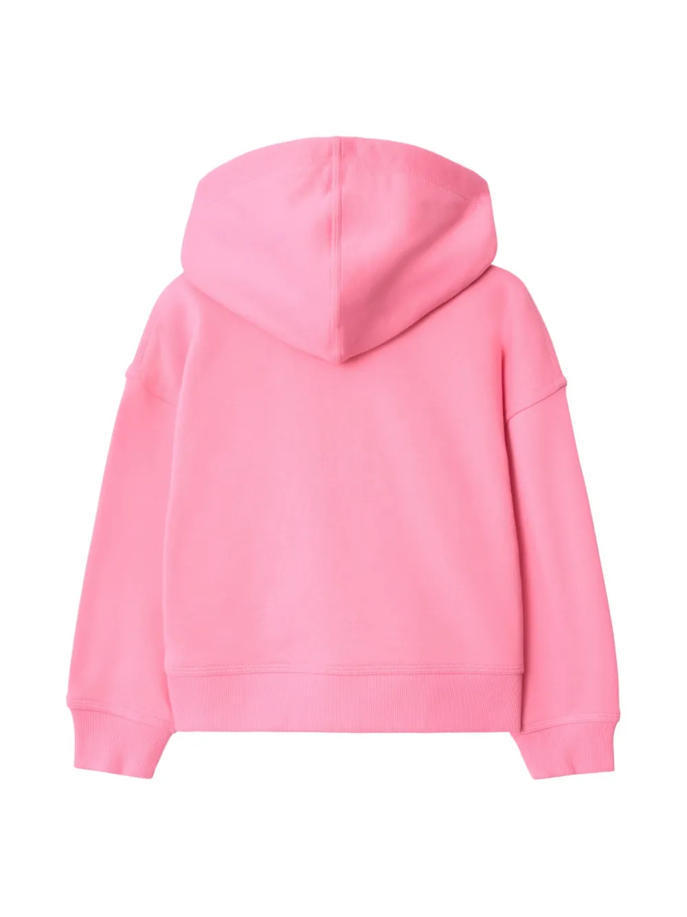 Burberry Kids cotton zip-up hoodie - Roze