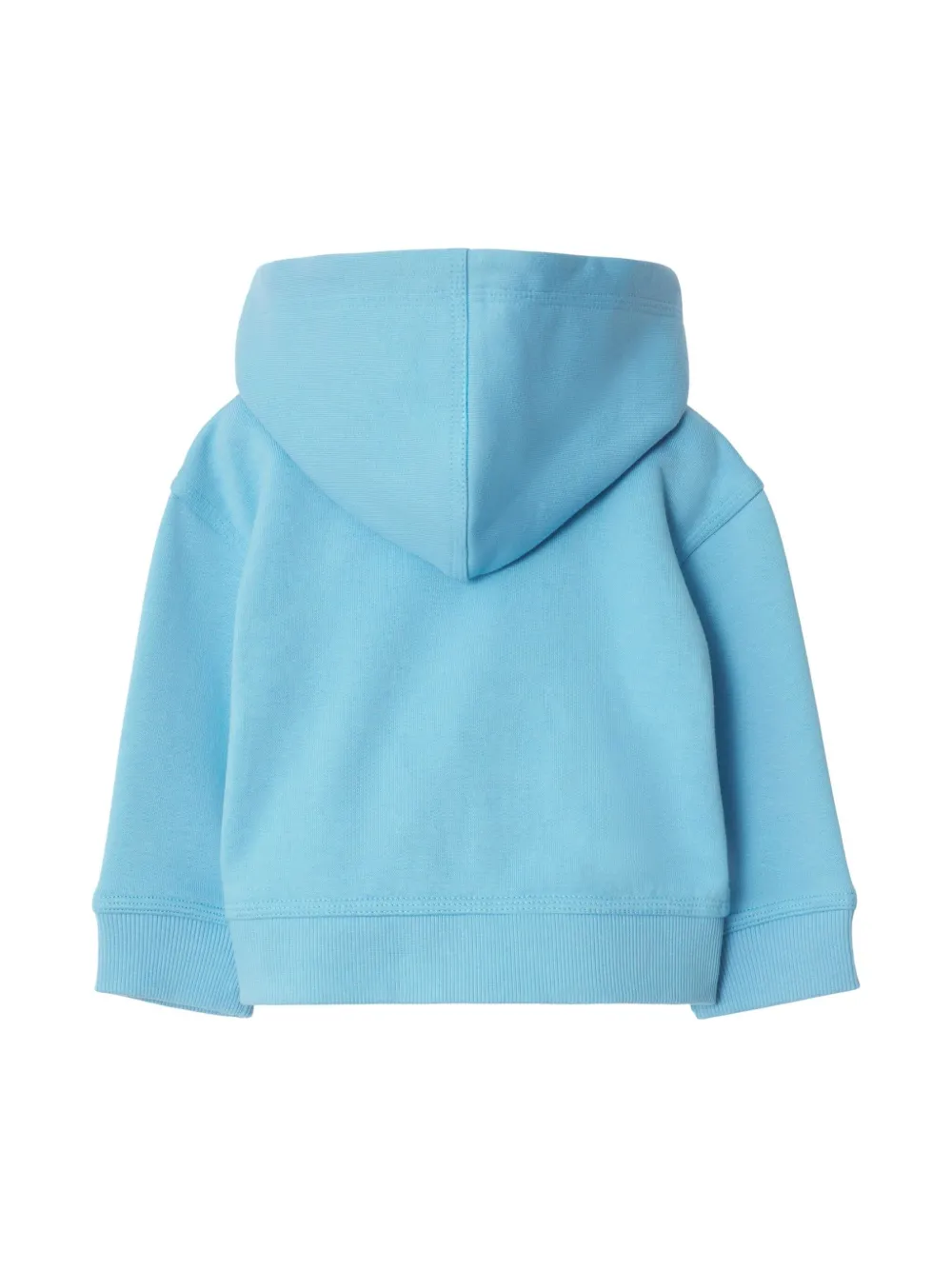 Burberry Kids Katoenen hoodie met rits Blauw