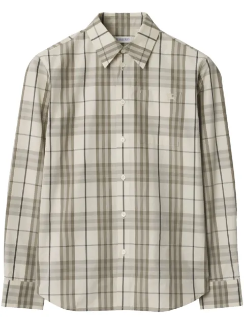 Burberry قميص كاروهات