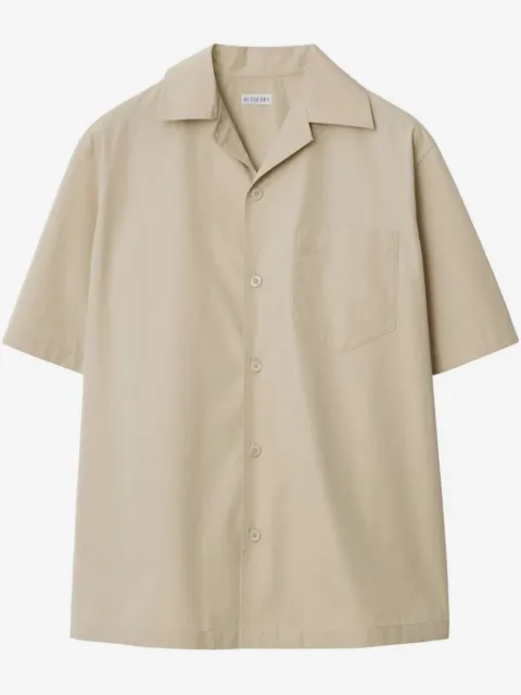 Burberry logo-embroidered shirt