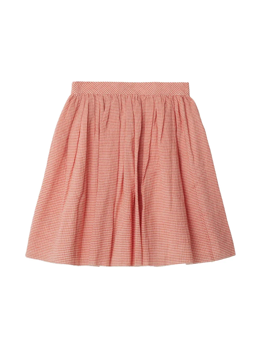 Burberry Kids Mini-rok met geborduurd logo Oranje