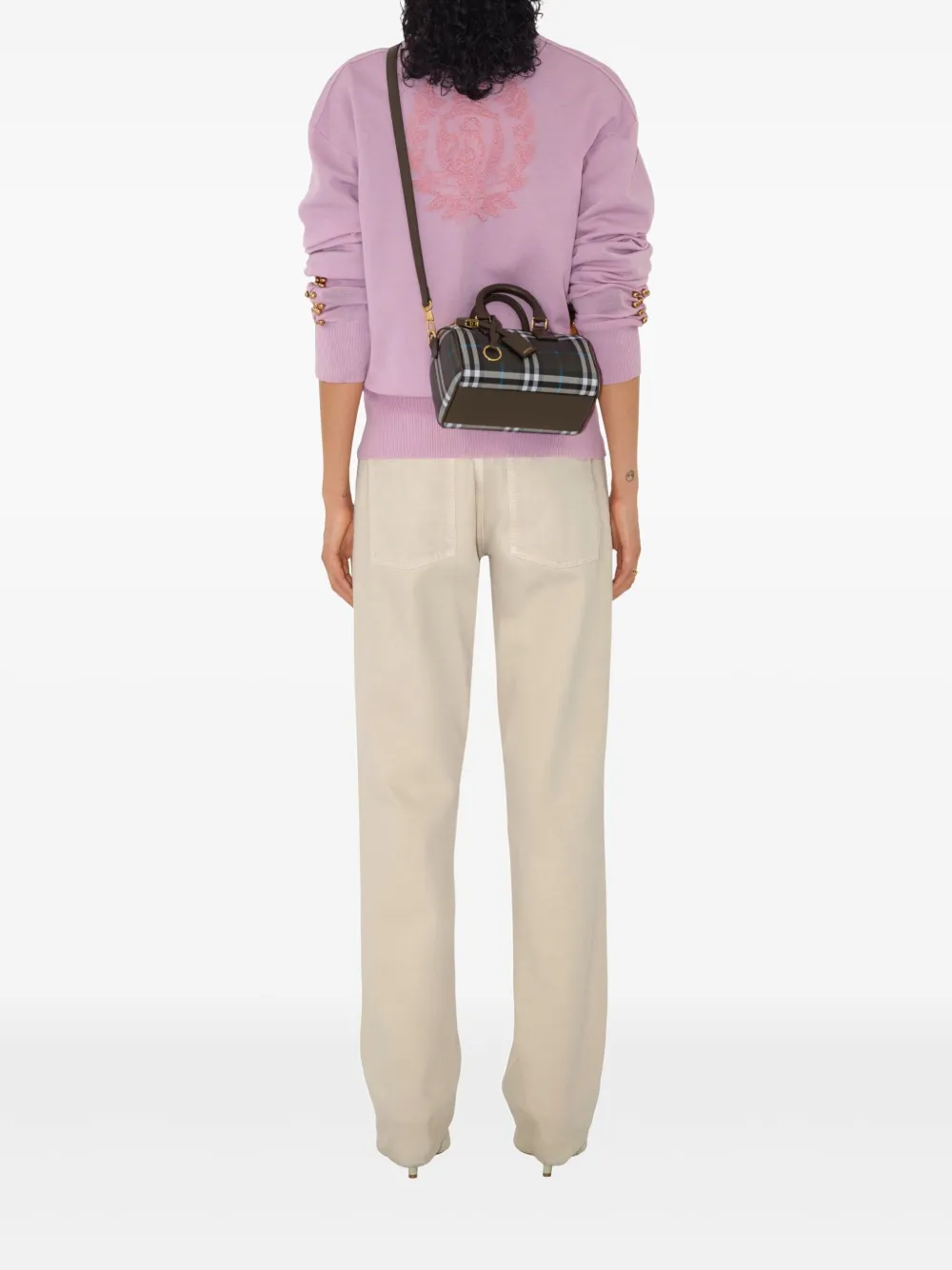Burberry Check mini-bowlingtas Bruin
