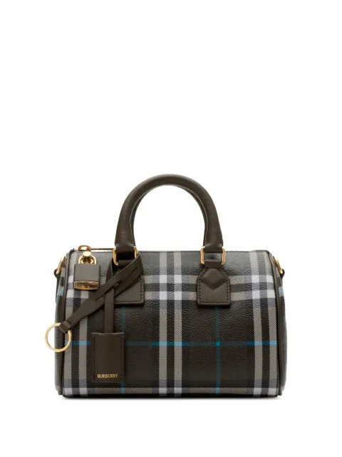 Burberry bolsa Bowling mini con motivo de cuadros​