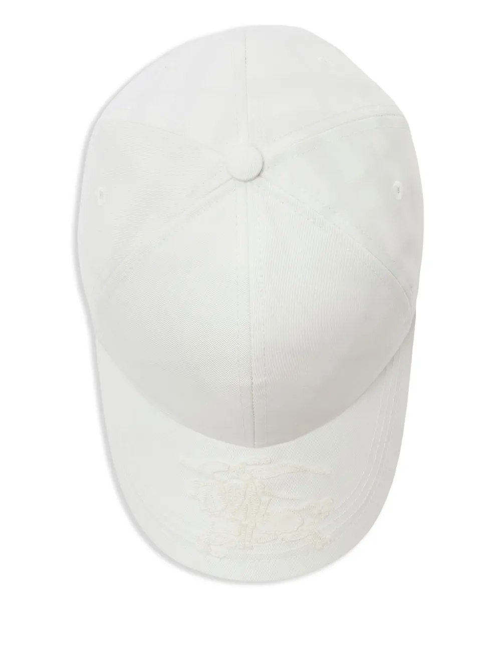 Burberry Pet met geborduurd logo Wit