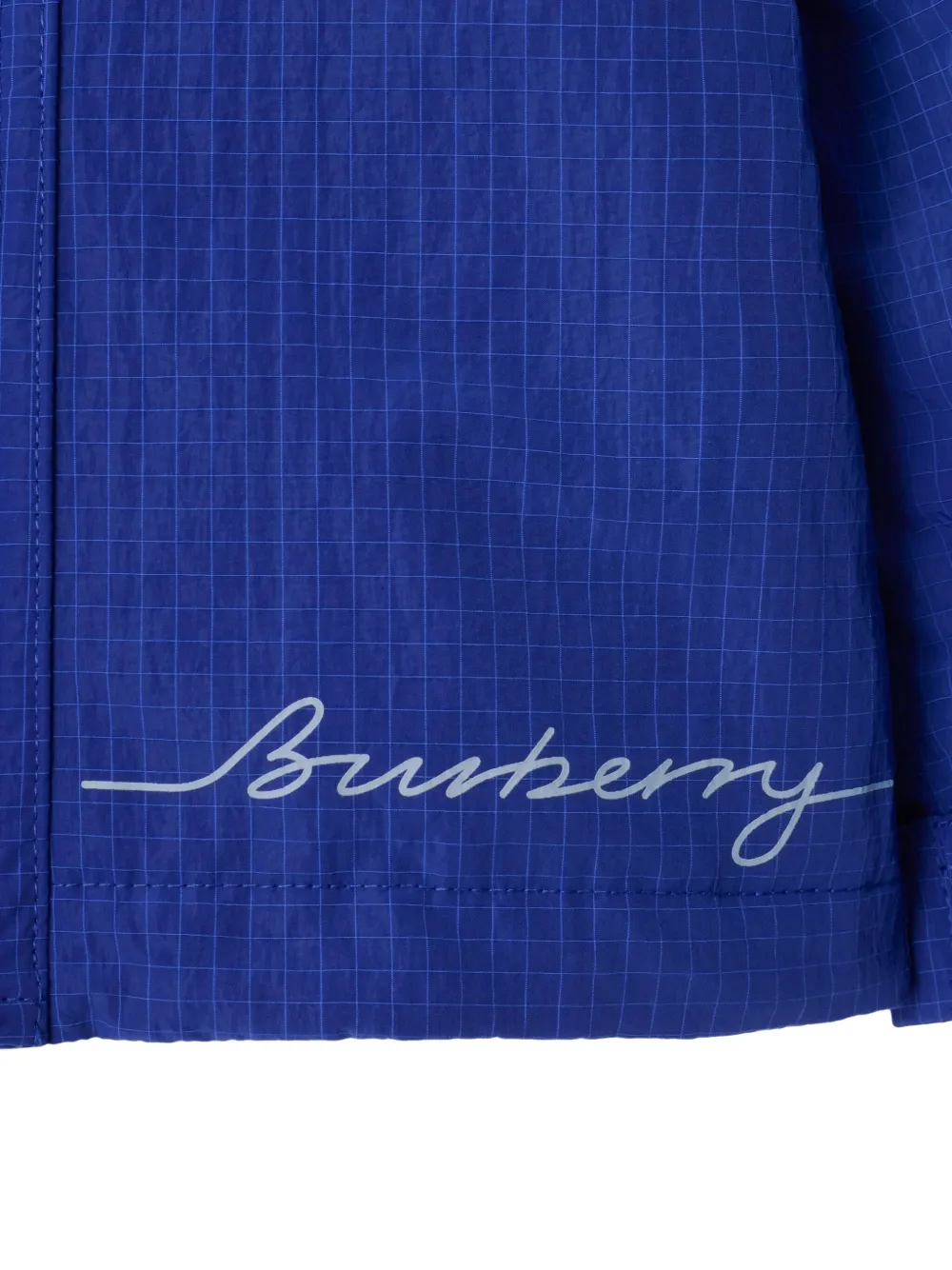Burberry Kids Jack met logoprint Blauw