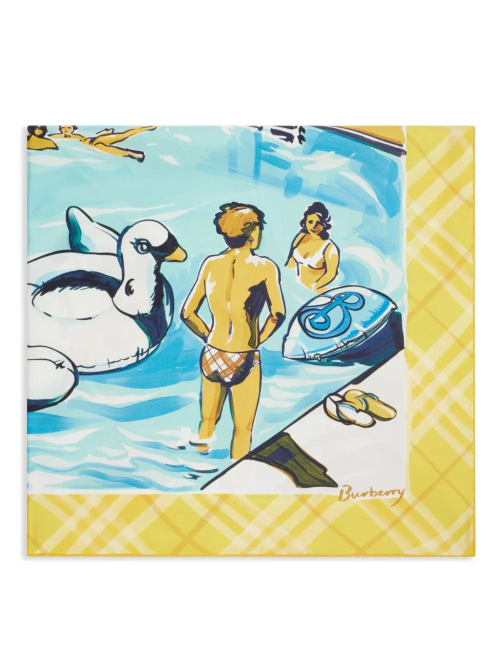 Burberry Pool Party silk scarf | Women | Image 2