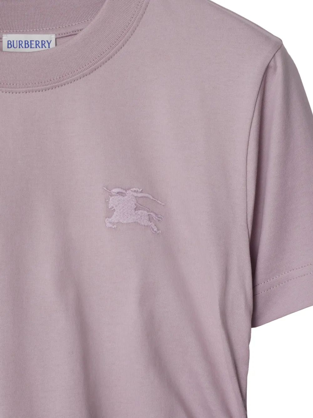 Burberry T-shirt met logo Paars
