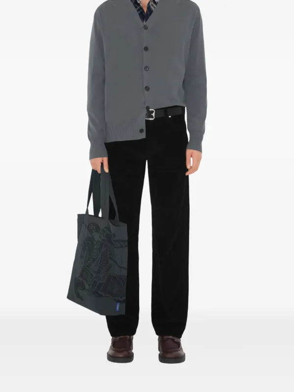 Burberry B Crest カーディガン | グレー | FARFETCH JP