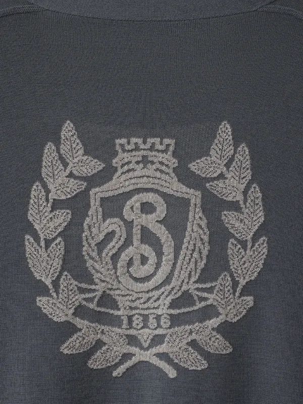 Burberry B Crest カーディガン | グレー | FARFETCH JP