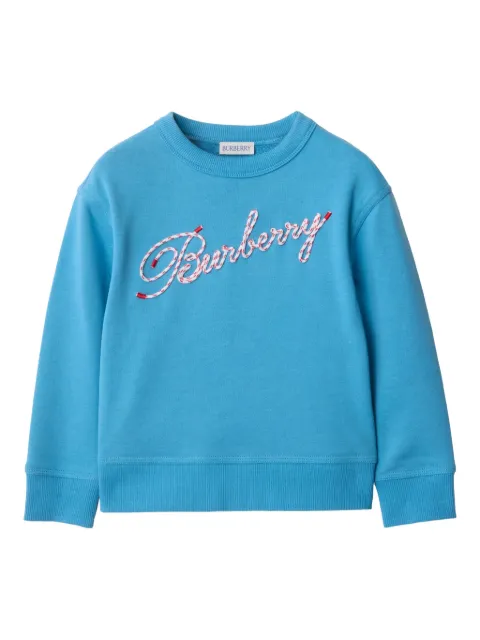 Burberry Kids logo-embellished sweatshirt