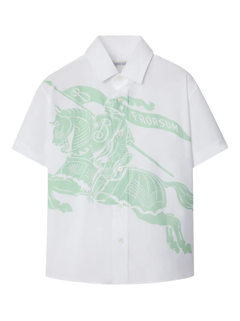 Burberry Kids stretch cotton shirt | White | Image 1