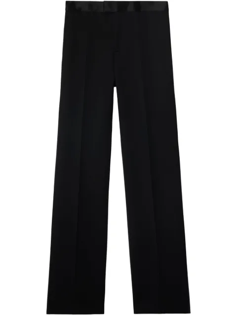 Burberry wool straight-leg trousers