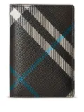 Burberry check pattern cardholder - Brown