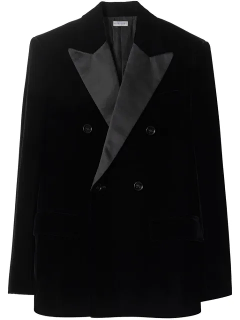Burberry velvet blazer