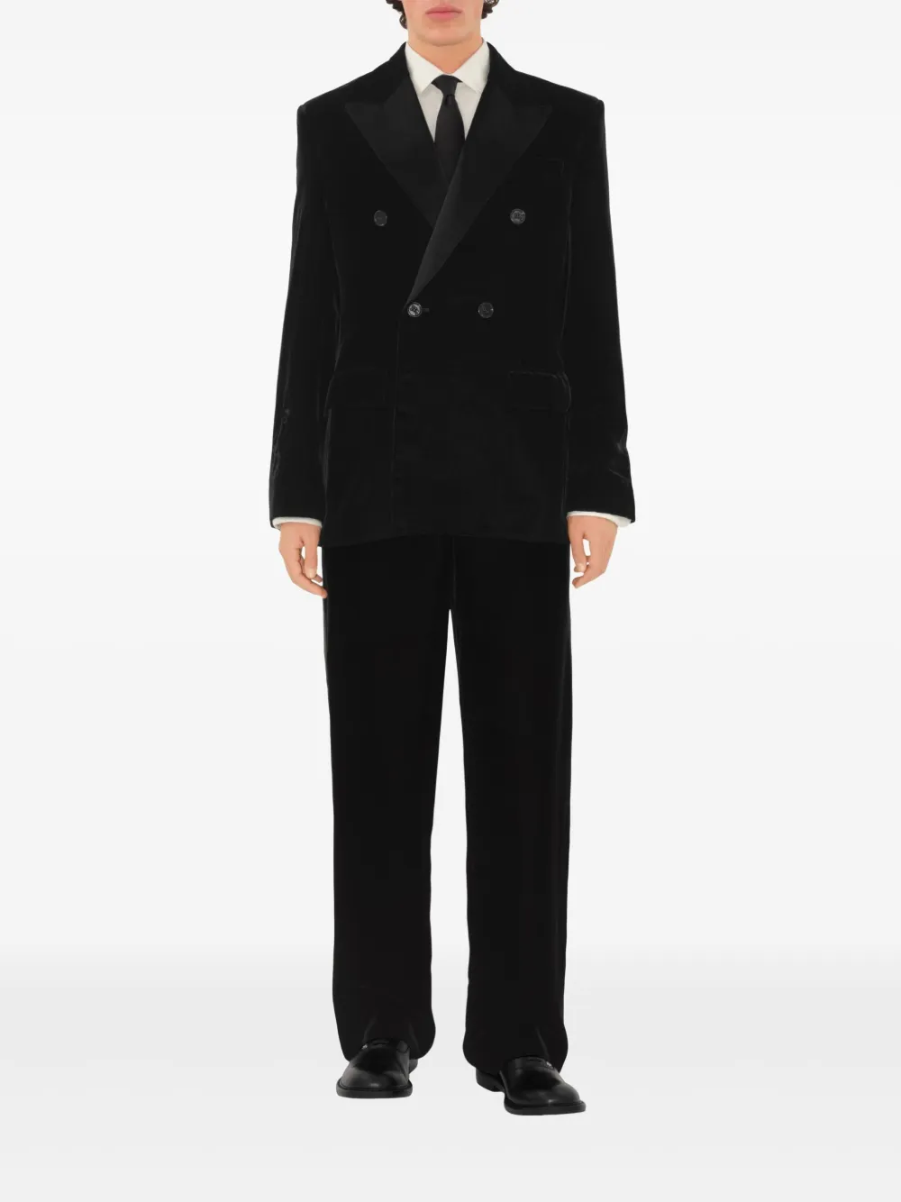 Burberry velvet blazer - Zwart