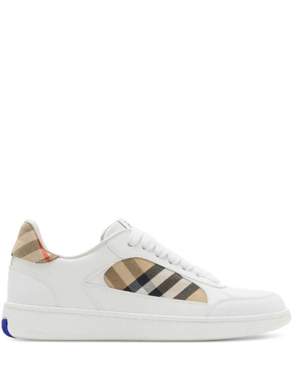 Burberry checked sneakers White