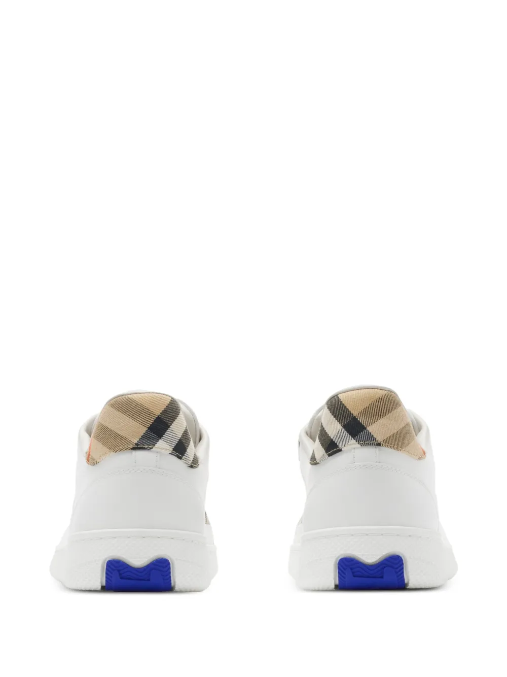 Burberry checked sneakers White