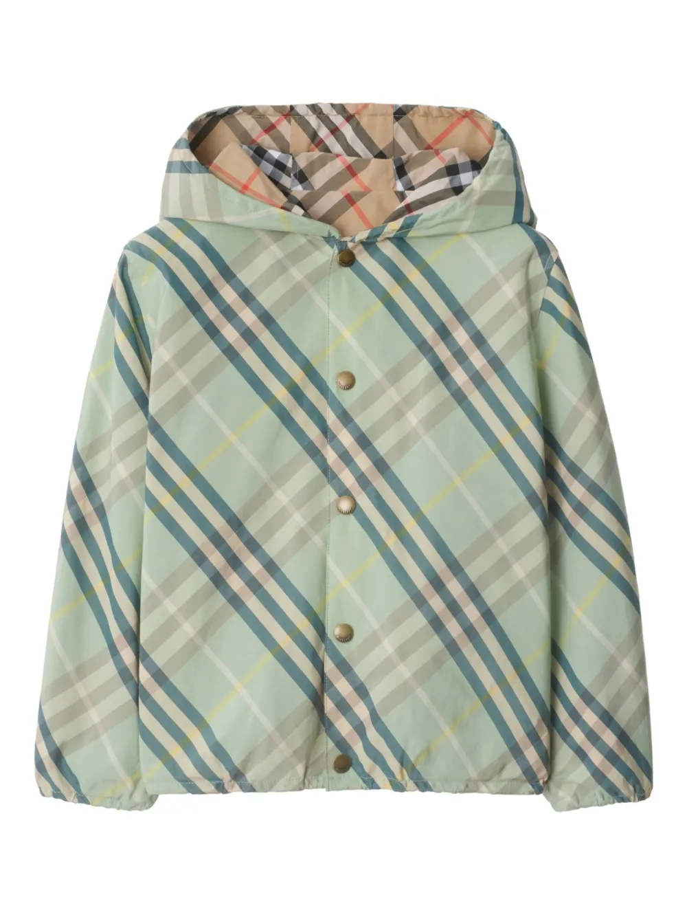 Burberry Kids Vintage check jack Groen